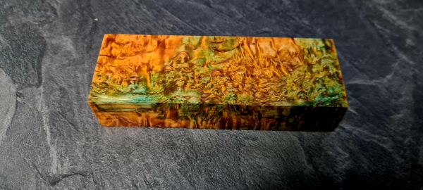 Stabilized curly birch yellow (MBG17)